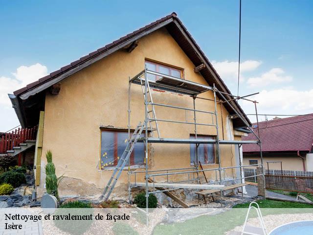 Nettoyage et ravalement de façade Isère 