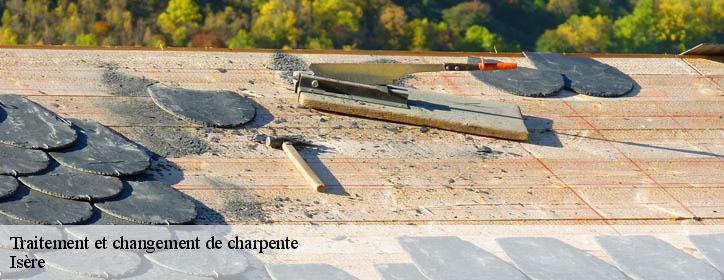 Traitement et changement de charpente Isère