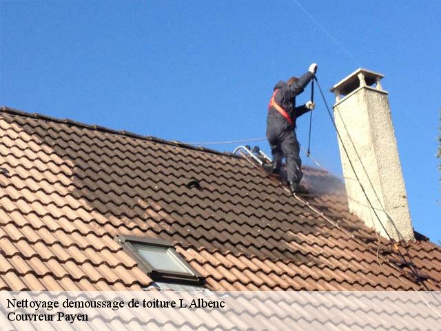 Nettoyage demoussage de toiture  l-albenc-38470 Couvreur Payen