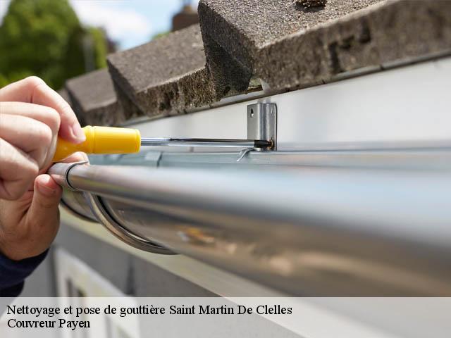 Nettoyage et pose de gouttière  saint-martin-de-clelles-38930 Couvreur Payen