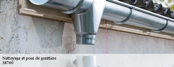 Nettoyage et pose de gouttière  38760