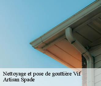 Nettoyage et pose de gouttière vif-38450 Artisan Spade