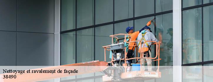 Nettoyage et ravalement de façade 38490