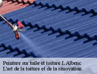 Peinture sur tuile et toiture  l-albenc-38470 L'art de la toiture et de la rénovation