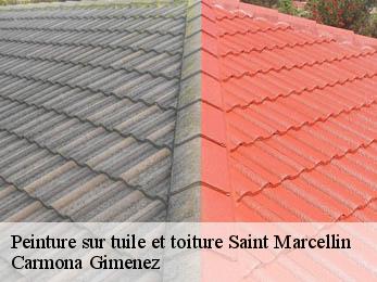 Peinture sur tuile