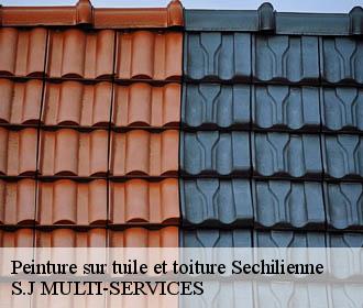 Peinture sur tuile et toiture sechilienne-38220 S.J MULTI-SERVICES