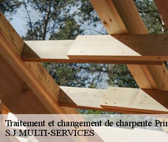 Traitement et changement de charpente  primarette-38270 S.J MULTI-SERVICES