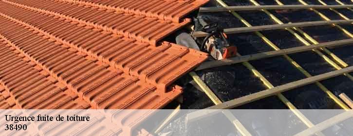 Urgence fuite de toiture  38490