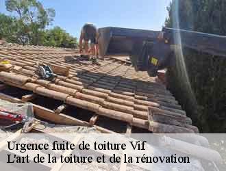 Urgence fuite de toiture vif-38450 L'art de la toiture et de la rénovation