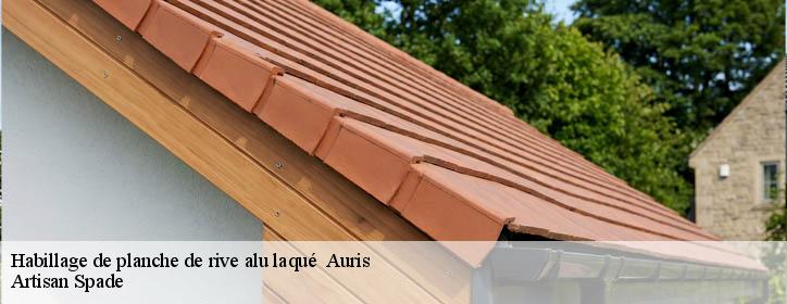 Habillage de planche de rive alu laqué 38142