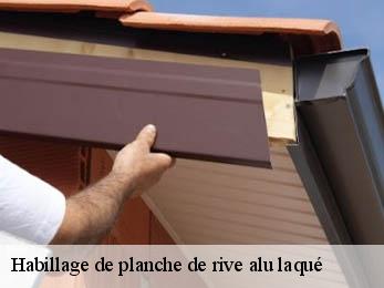 Habillage de planche de rive alu laqué