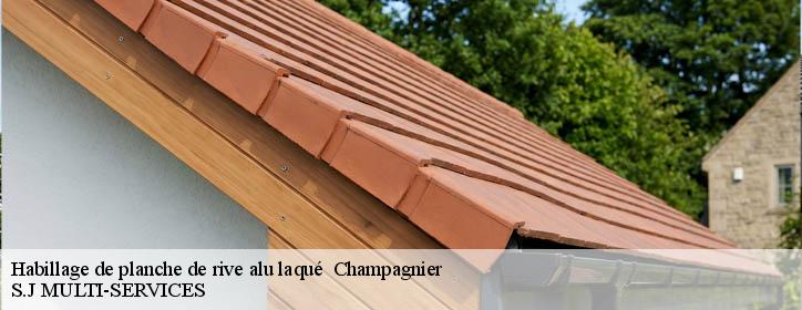 Habillage de planche de rive alu laqué 38800