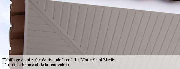 Habillage de planche de rive alu laqué   38770