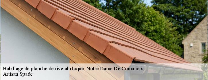 Habillage de planche de rive alu laqué   38450