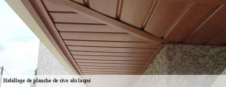 Habillage de planche de rive alu laqué 38550