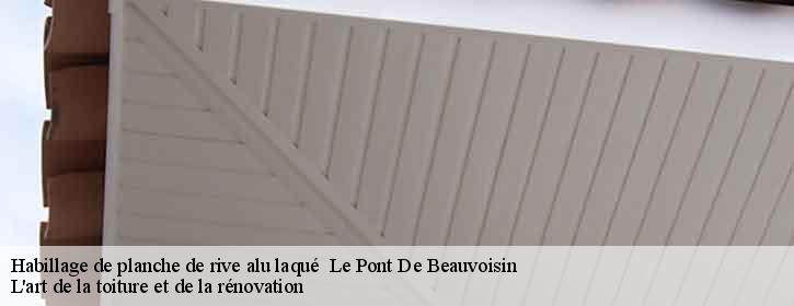 Habillage de planche de rive alu laqué 38480