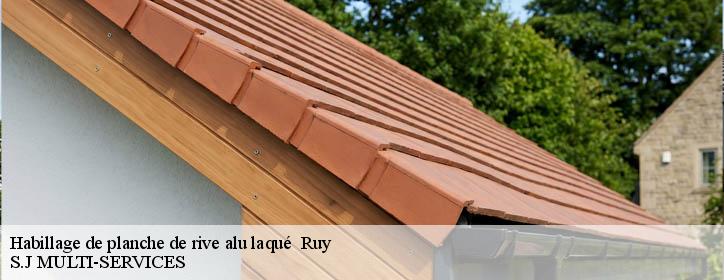 Habillage de planche de rive alu laqué 38300