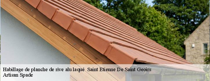 Habillage de planche de rive alu laqué 38590