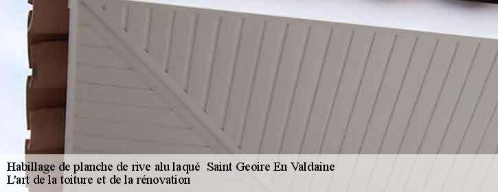 Habillage de planche de rive alu laqué   38620