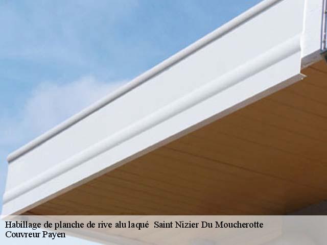 Habillage de planche de rive alu laqué   saint-nizier-du-moucherotte-38250 Couvreur Payen