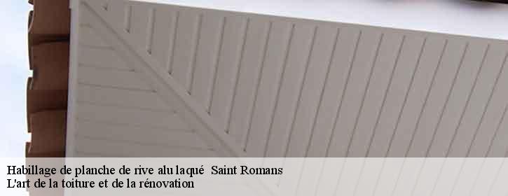 Habillage de planche de rive alu laqué   38160