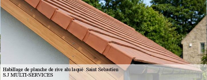 Habillage de planche de rive alu laqué 38710