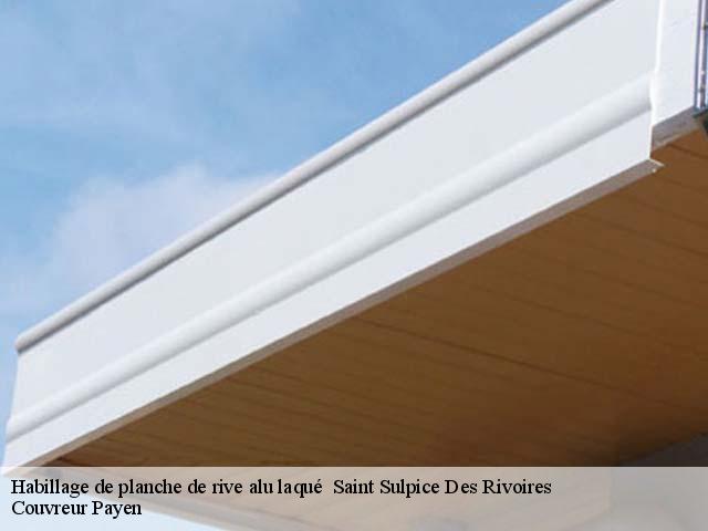Habillage de planche de rive alu laqué   saint-sulpice-des-rivoires-38620 Couvreur Payen