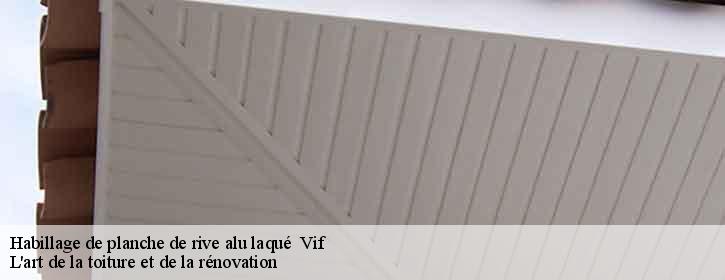 Habillage de planche de rive alu laqué   38450