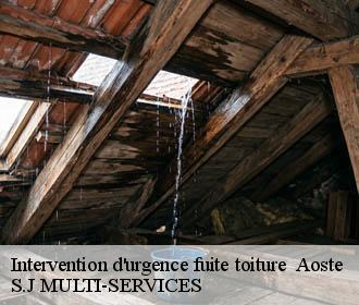 Intervention d'urgence fuite toiture   aoste-38490 S.J MULTI-SERVICES