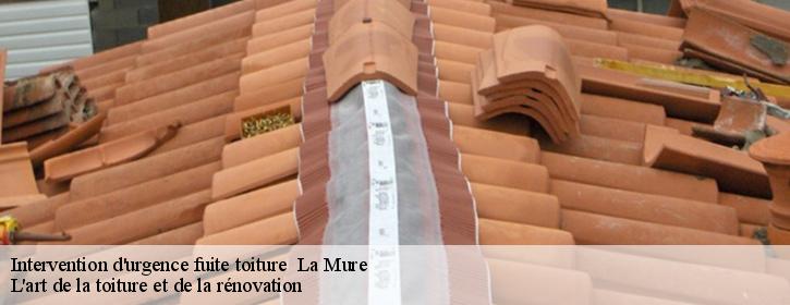 Intervention d'urgence fuite toiture   38350