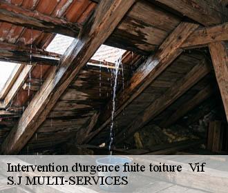 Intervention d'urgence fuite toiture vif-38450 S.J MULTI-SERVICES