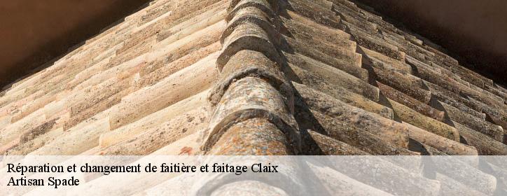 Réparation et changement de faitière et faitage 38640