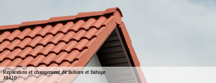 Réparation et changement de faitière et faitage 38420