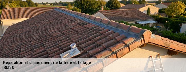 Réparation et changement de faitière et faitage 38370